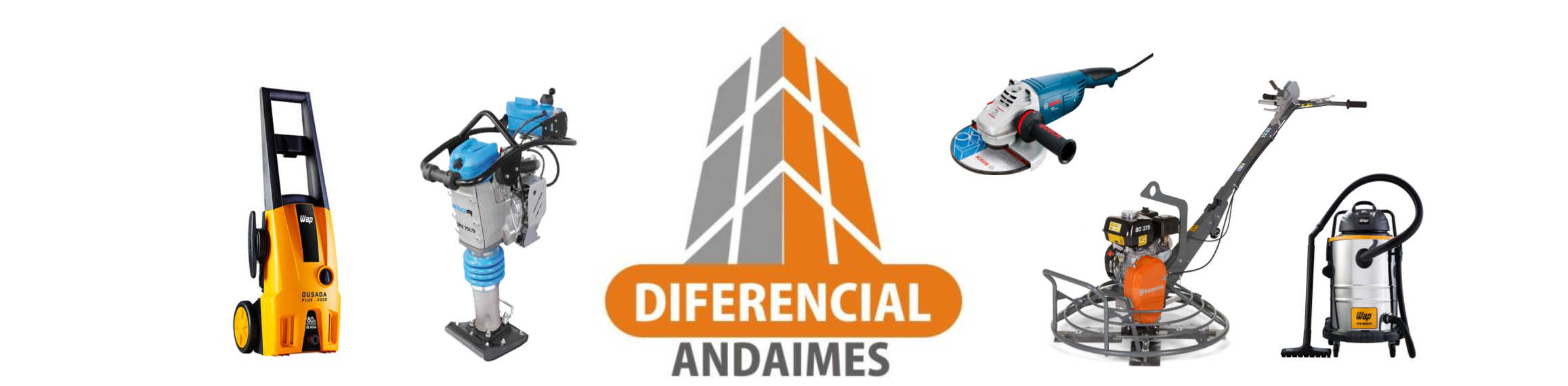 Produtos e equipamentos da Diferencial Andaimes